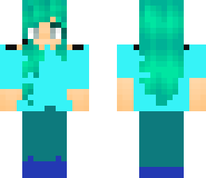 pretty blue girl