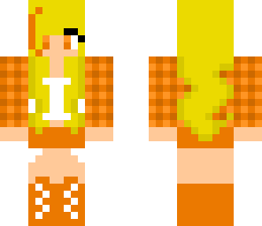 cool girl orange