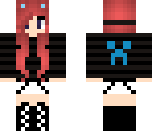 my cute kitty creeper girl skin for my sister