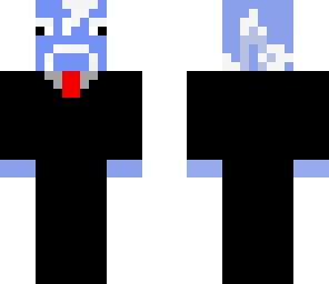 blue cow suit