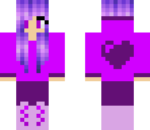 total purple girl