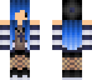 kawaii blue girl