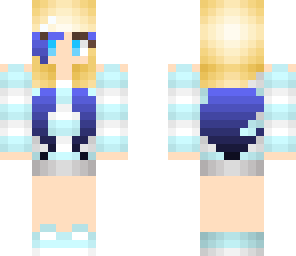 blue girl
