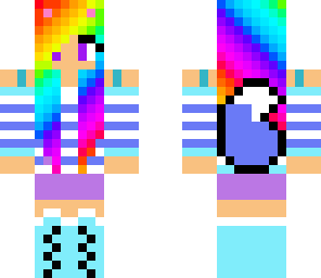 rainbow girl