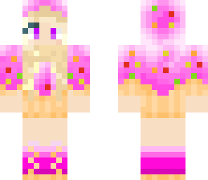 pink ice cream girl