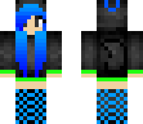 blue girl