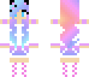rainbow kitty girl