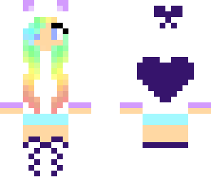 cute heart girl