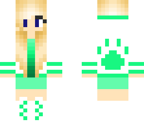 green cool girl