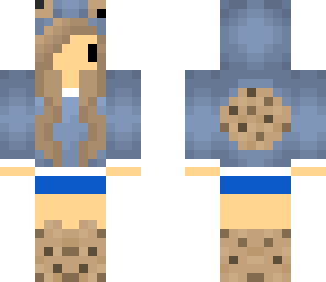 derp cookie monster girl