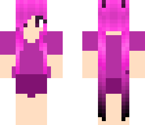 pink pigtails