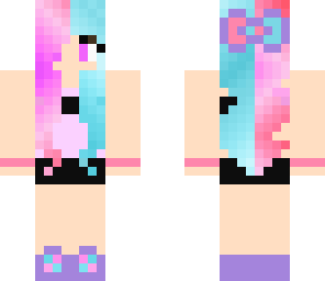 cotton candy hair edit