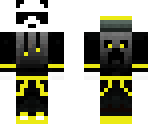 cool yellow panda
