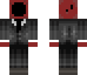 dark hood suit