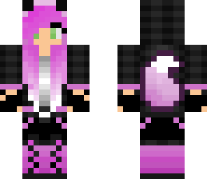 purple wolf girl