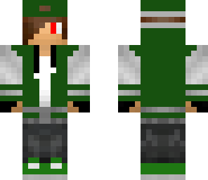 green cool gangster boy