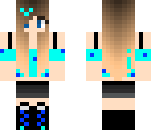 the blue girl