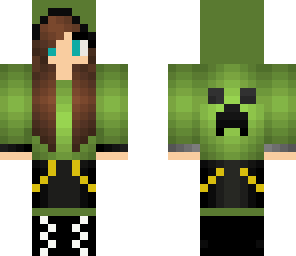 creeper hoodie girl