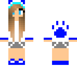 blue wolf girl