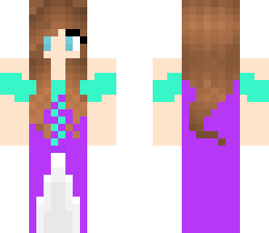 princess of blue and purple