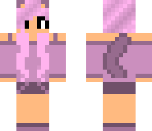 pink cat girl