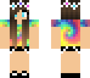 tye dye tumblr girl
