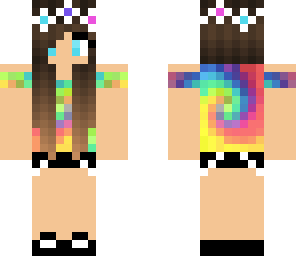 tye dye tumblr girl edit