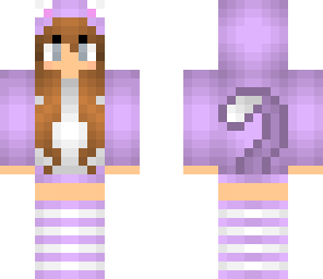cute purple kitty girl fixed