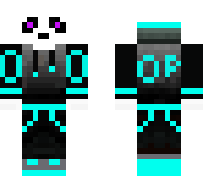 cool blue panda