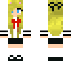 blond cat school girl