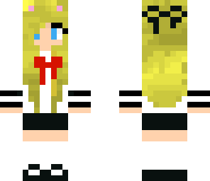 edit of blond cat school girl