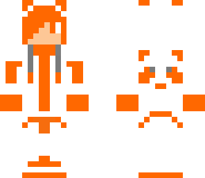 orange panda hoodie