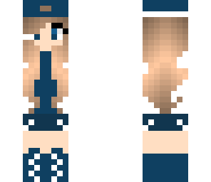 navy and white tomboy