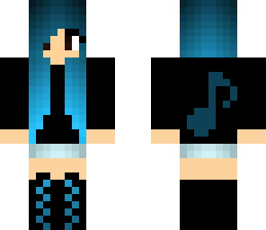 blue hair