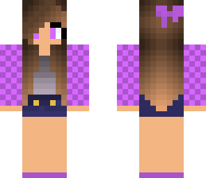 edited purple girl