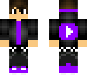 purple youtuber boy
