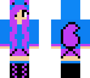blue and purple