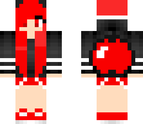 red girl apple