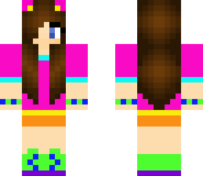 colourful girl
