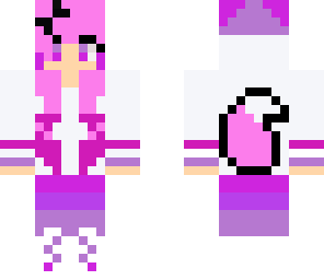 pink wolf girl