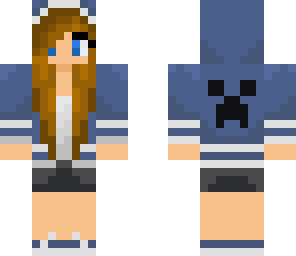 creeper onesie girl