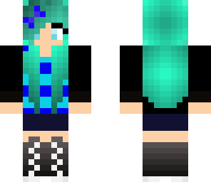 blue girl