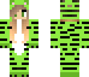 green tiger girl