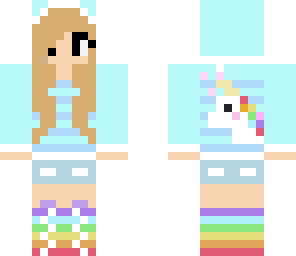 edited unicorn girl