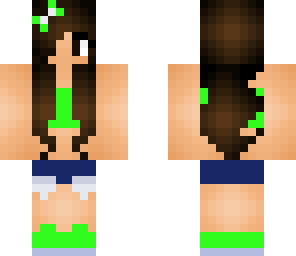 green summer girl