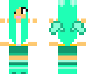 flying mint bunny