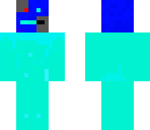 derpy blue cyborg