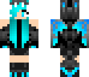 aqua dragon girl -edit kinda lol-