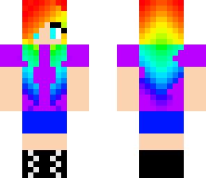 rainbow girl