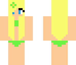 green bikini gurl